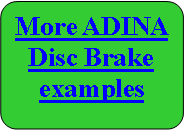 Flowchart: Alternate Process: More ADINA Disc Brake examples